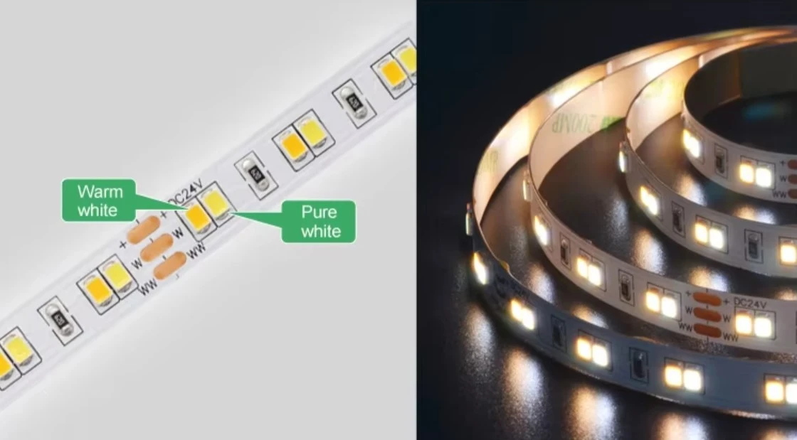 CCT tunable LED strip light CCT tunable LED strip light